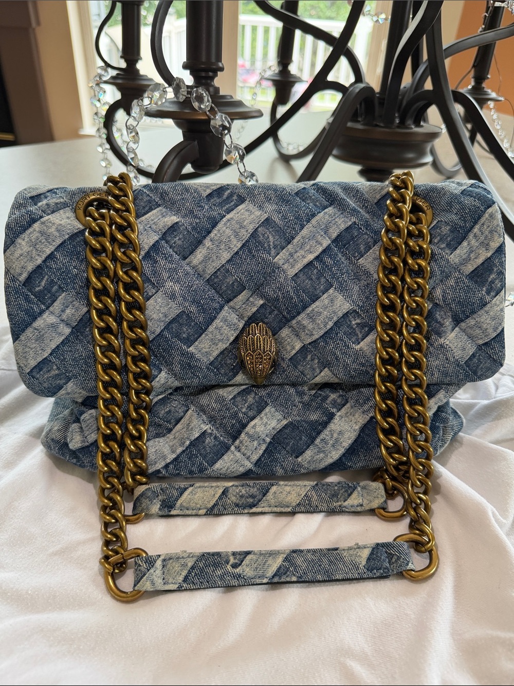 Large Kensington Denim Shoulder Bag